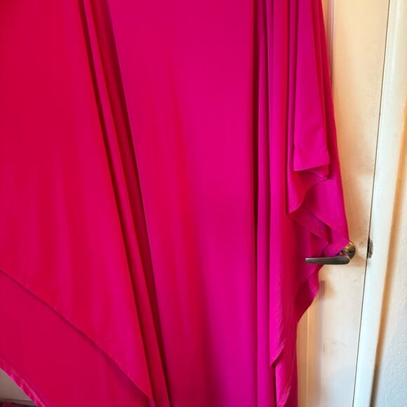 Akira Catch Me In Milan Slinky Maxi Dress Hot Pink size medium - Picture 6 of 9